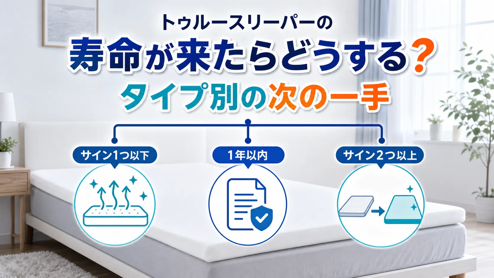 トゥルースリーパーの寿命が来たらどうするかタイプ別の次の一手を整理した図解